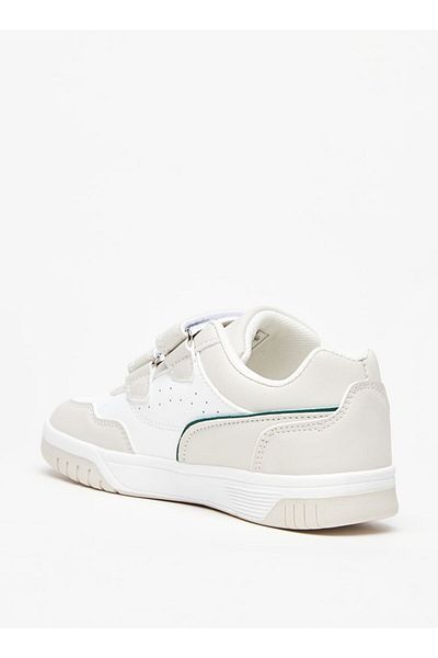 LBL by Shoexpress Panelled Sneakers with Hook and Loop Closure
