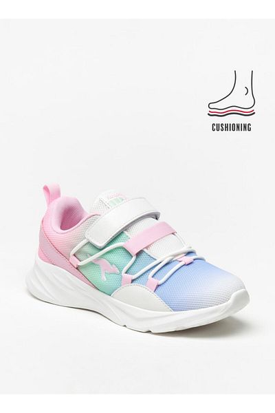 Kangaroos Girls' Ombre Textured Sneakers with Cushioning