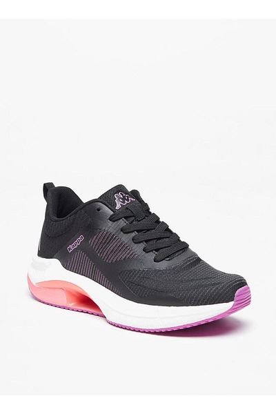 Kappa Women's Textured Lightweight Sports Shoes with Lace-Up Closure