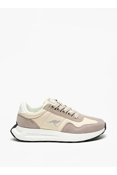 Kangaroos Women's Logo Detail Walking Shoes with Lace-Up Closure