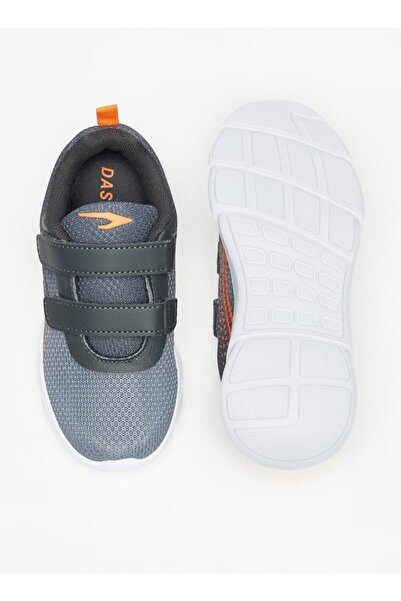 Dash Textured Sports Shoes with Hook and Loop Closure