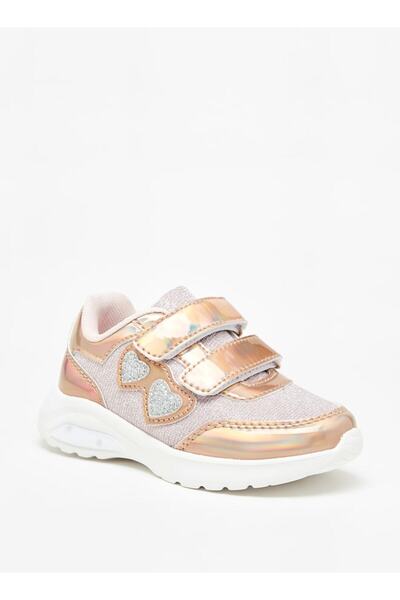 Flora Bella by Shoexpress Panelled Sneakers with Hook and Loop Closure