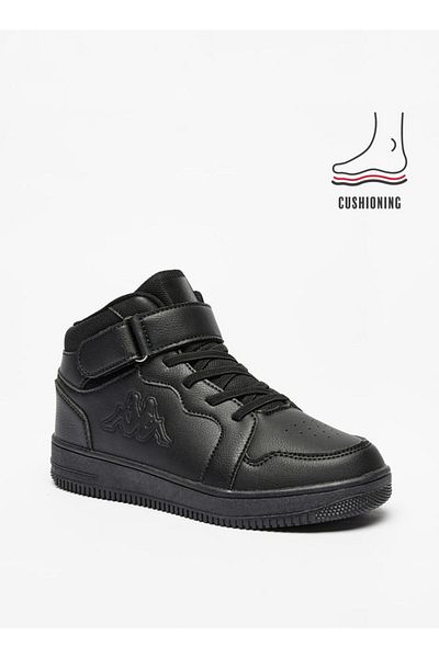 Kappa Boys' High Top Lace-Up Sneakers with Cushioning