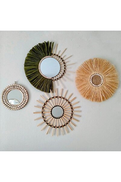 BOHEM Rafya Ayna, Bambu Ayna , Dekorasyon