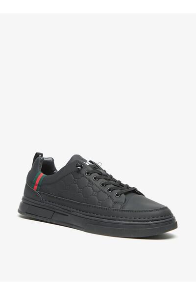 Lee Cooper Men's Textured Lace-Up Low Ankle Sneakers