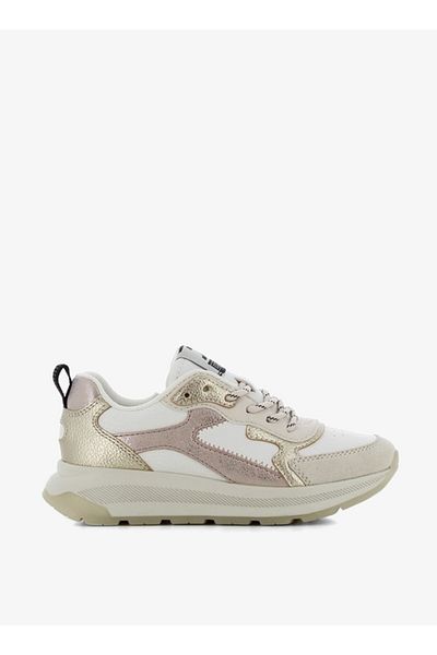 SJ Girls' Panelled Lace-Up Sneakers