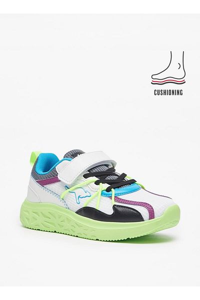Kangaroos Boys' Colourblock Sports Shoes with Cushioning