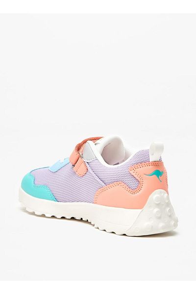 Kangaroos Girl's Colourblock Sports Shoes with Cushioning