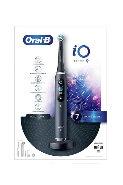 Oral-B Oral B Rechargeable Tooth Brush AI with 3D Teeth Tracking, 7 Smart modes, Interactive Display - iOM9