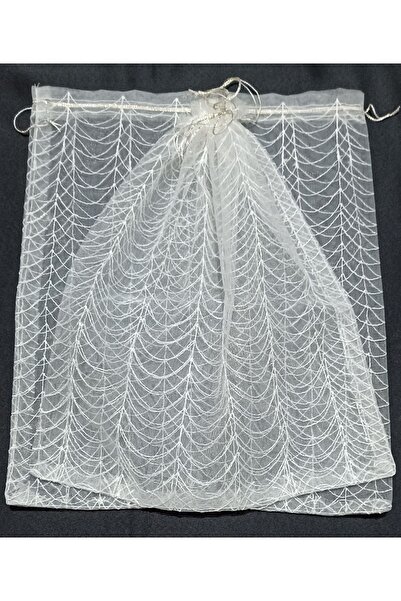 FNT Desenli Tül Kese 29*38 Cm 6 Adettir Hediyelik Bohçalık Çeyizlik