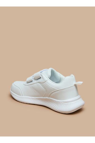 LBL by Shoexpress Solid School Shoes with Hook and Loop Closure