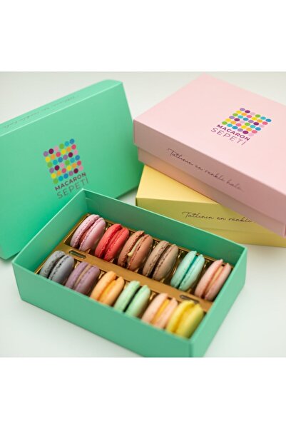 Macaron Sepeti 48'li Makaron Kutusu