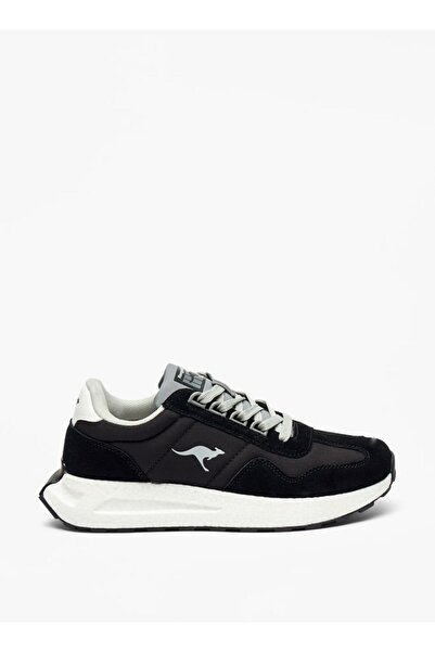 Kangaroos Women's Logo Detail Walking Shoes with Lace-Up Closure