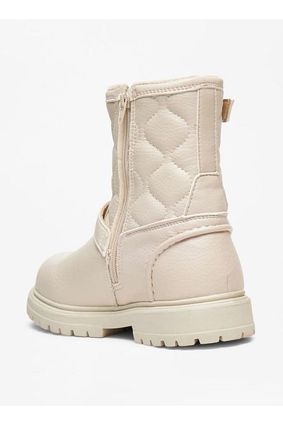 Flora Bella by Shoexpress Quilted Boots with Zip Closure