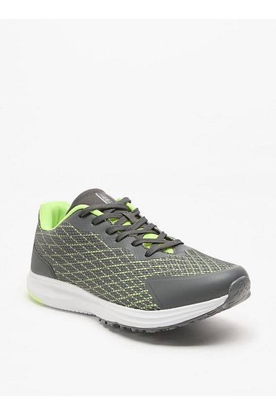Kappa Men's Textured Lightweight Sports Shoes with Lace-Up Closure