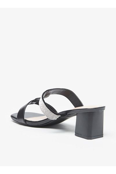 Flora Bella by Shoexpress Strappy Slip-On Sandals with Block Heels