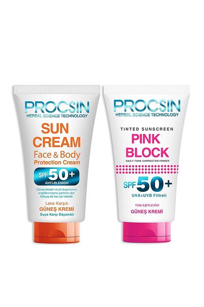 PROCSIN Stain Pink Block Sun Care Package