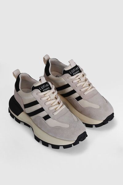 Lufian Tatum Ecru Women's Sneaker Shoes