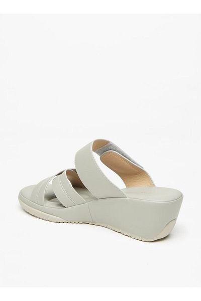 Flora Bella by Shoexpress Solid Cross Strap Sandals with Wedge Heels