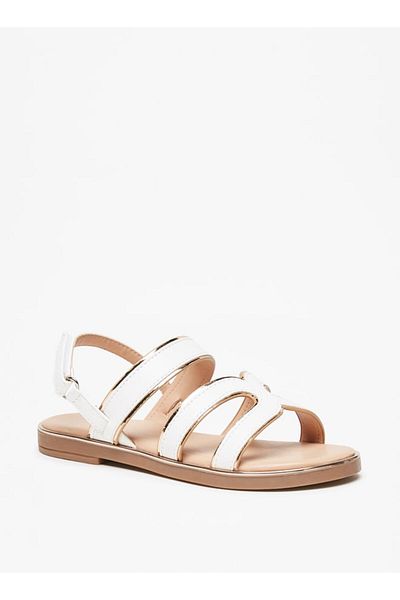 Flora Bella by Shoexpress Strappy Sandals with Hook and Loop Closure