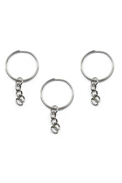 Prestij Boncuk 1000 قطعة من حلقات المفاتيح المعدنية الاقتصادية ذات اللون الفض...