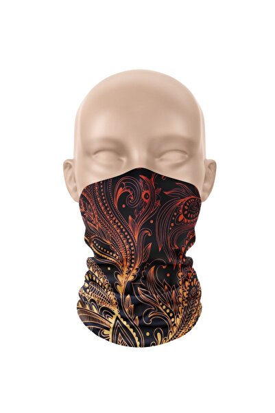 dairaksesuar قناع وجه رياضي بشريط للرقبة وشريط رأس بالاكلافا