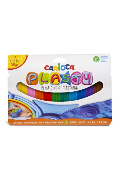 CARIOCA Plasty Kurumayan Oyun Hamuru 12 Renk - 150gr