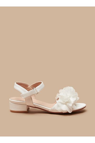 Flora Bella by Shoexpress Embellished Strappy Sandals with Hook and Loop Closure