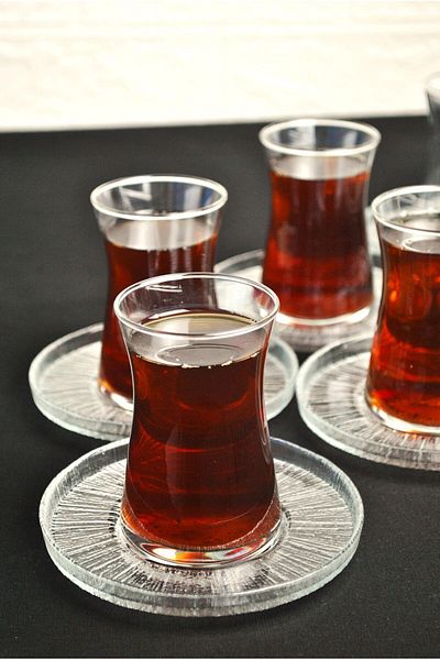 Purelegant 12 Piece Pasabahce Saddlebag and Rexy Tea Plate Set