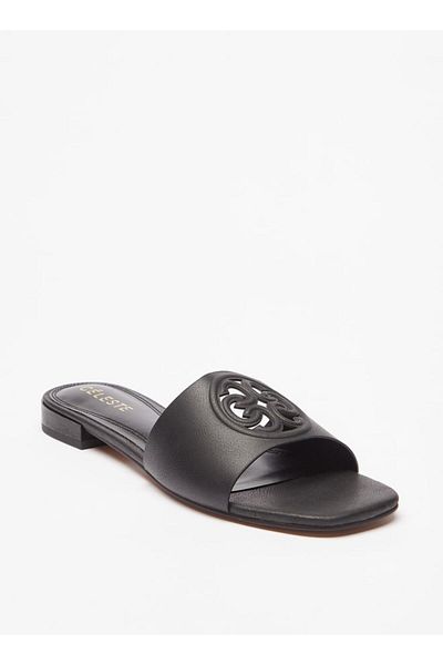 Celeste Women's Cutwork Detail Slip-On Sandals