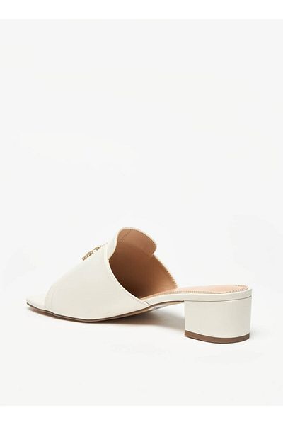 Celeste Women's Metallic Trim Slip-On Sandals with Block Heels