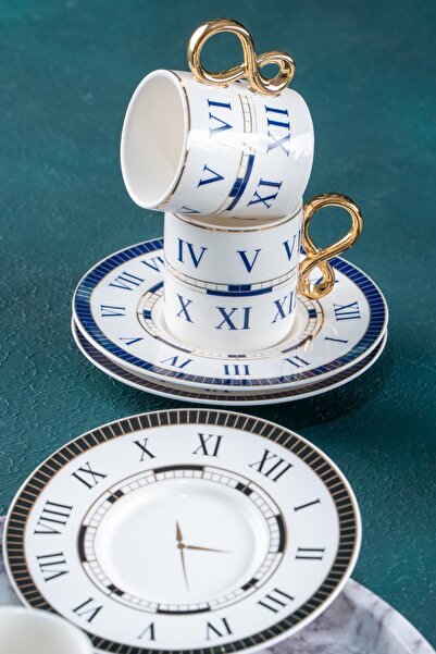 ACAR Timeless 6 Kişilik Kahve Fincanı Takımı - 90 ml