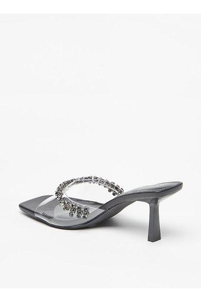 Celeste Women's Embellished Slip-On Sandals with Stilletto Heels