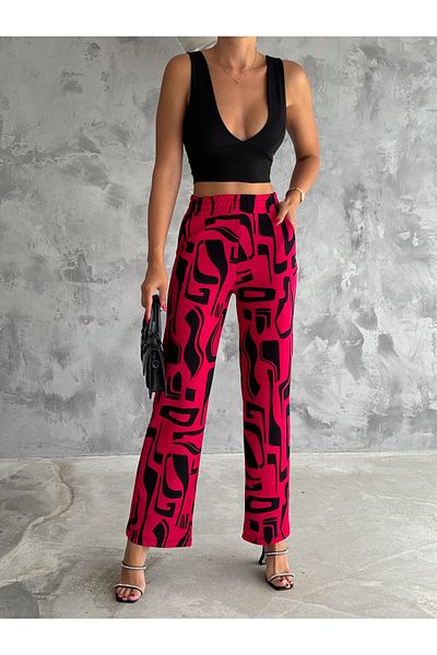 fiolin Women's Knitted Crepe Pants - Comfortable and Stylish
