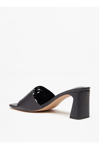 Celeste Women's Cutout Slip-On Sandals with Block Heels
