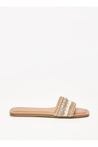 Celeste Embellished Open Toe Slip-On Sandals