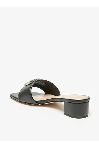Celeste Women's Embellished Slip-On Sandals with Block Heels