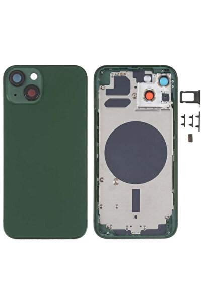 indirimplus iPhone 13 Sim Kasa Boş Kart Tepsili, Yan Tuşlu ve Kamera Lensli (...