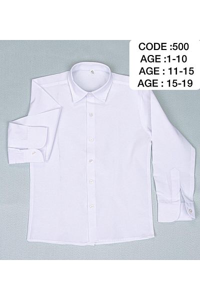 rainkids Classic White Shirt for Boy