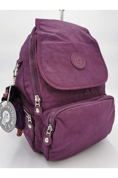571 Collections Çanta Purple Ultra Light Waterproof Youth, Sports Backpack Hand Bag