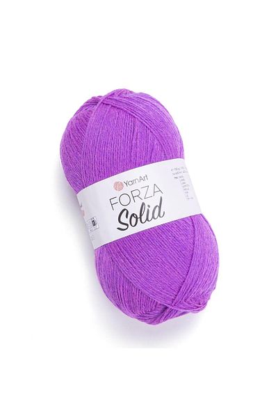 Yarnart FORZA SOLID Meneşke-4641 - Σχέδιο με νήμα πλεξίματος στο χέρι