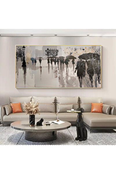 Z Concept Yağlı Boya Dokulu İnsanlar Tablo