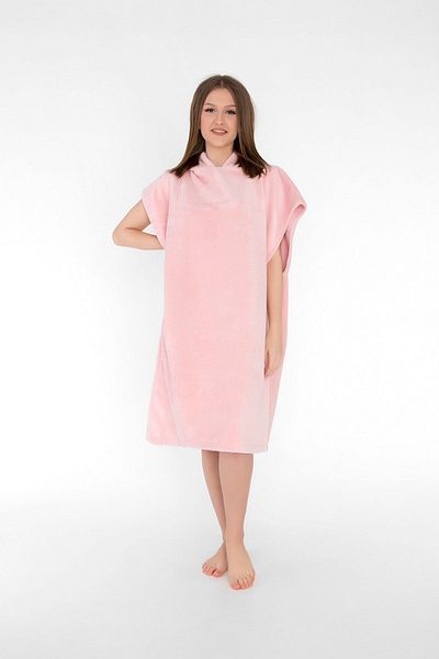 HAMUR Surf Beach Poncho με κουκούλα πετσέτα παραλίας Surf Pink