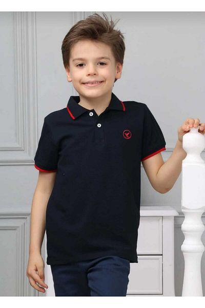 DEMOİSELLE Pánské tričko Polo Neck - Relaxed Fit