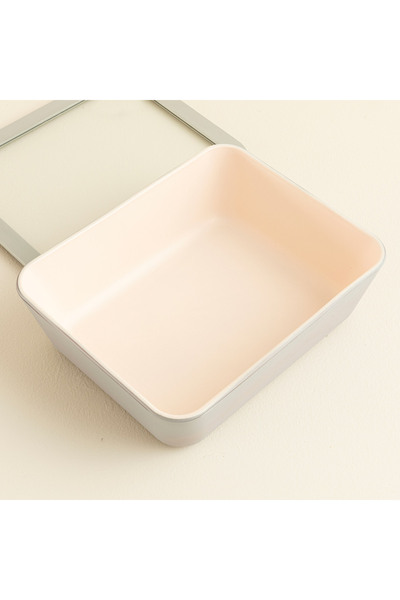 Chakra Agni Glass Storage & Baking Container 2600 Ml Light Grey