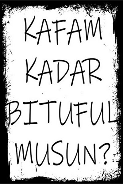 hediyeniburadabul Poster retro din lemn scris