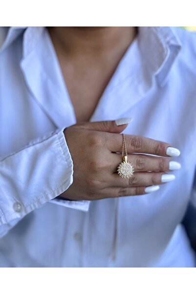 Hicrans Takı Açılabilir Güneş Model Çelik Kolye