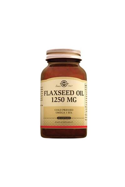 Solgar 100 Capsules - 1250 Mg Flaxseed Oil