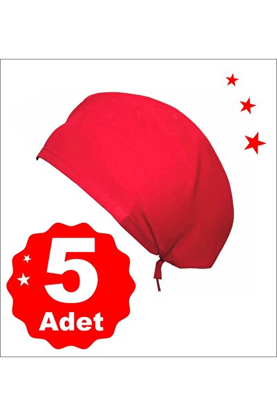 enmalife Baskısız Chef Bonesi 5 li set Bone | Özel Tasarım Aşçı Ve Şef Bonesi...