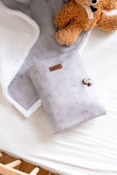 HAMUR Mother Baby Care Bag Newborn Changing Organizer Bag Organizer Solid Gray